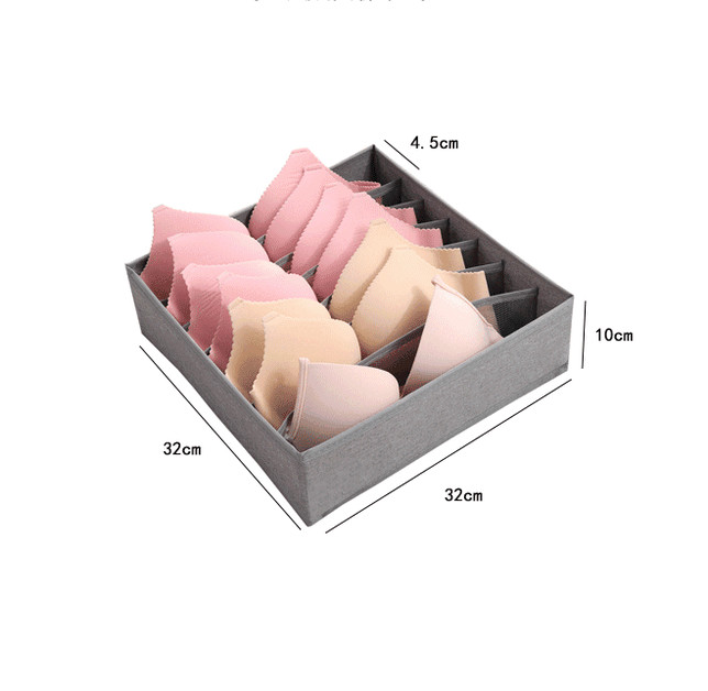 Органайзер 32×32×10 см на 7 відділень для зберігання спідньої білизни Темно ( код: 7SS ) No Brand (331902264)