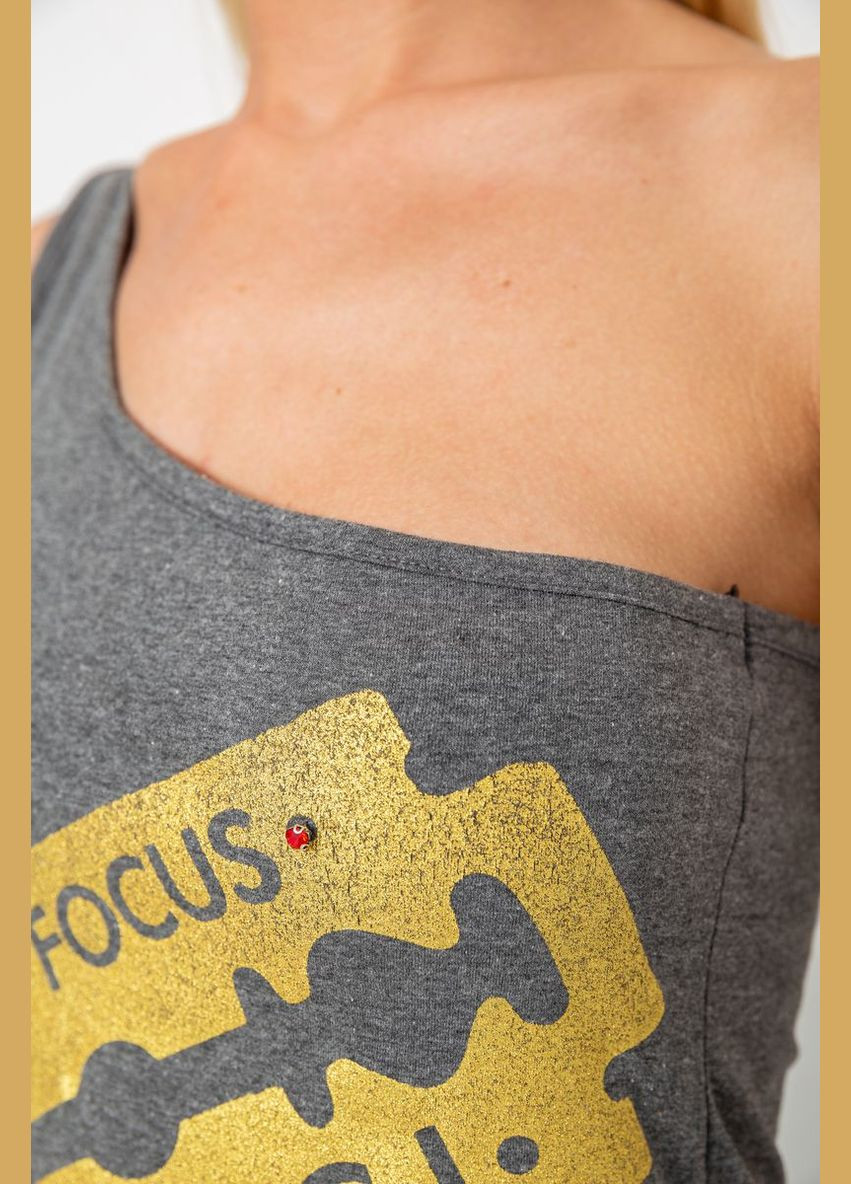 Майка жіноча зі стразами,, 247R029 Ager — 317453569