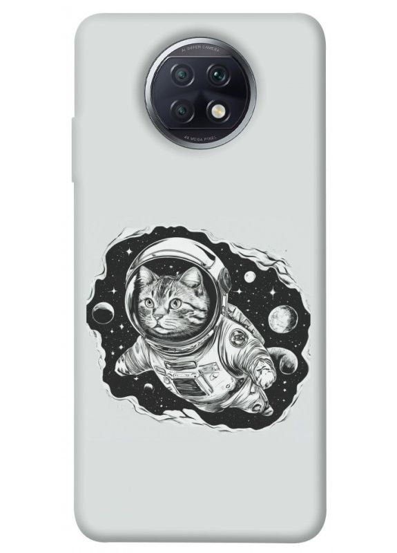 Чехол с принтом для Xiaomi Redmi Note 9 5G, Note 9T для Сяоми, ксиоми редми ноте 9, ноте 9Т Кот космонавт No Brand (338608107)