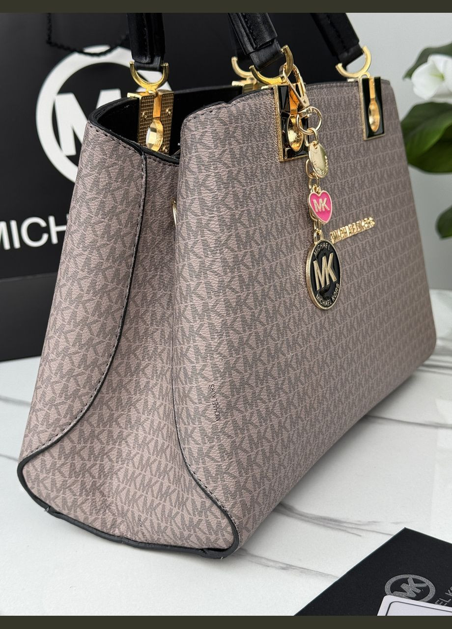 Сумка жіноча сірий на 3 відділення No Brand (322464560)