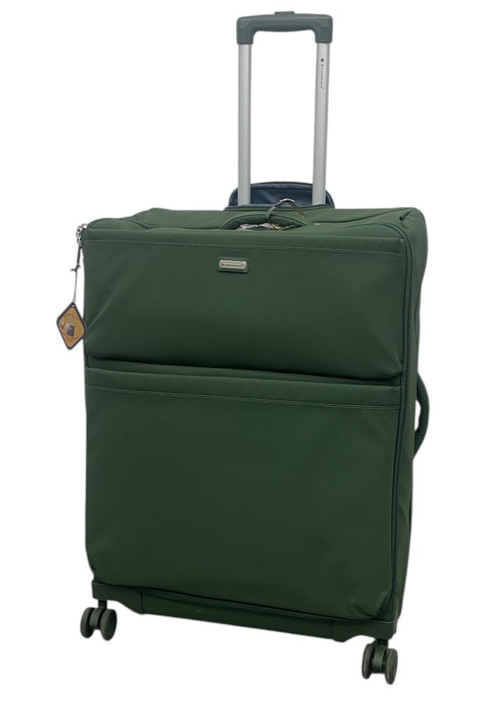 Чемодан большой 48103 нейлон L Темно-зеленый Snowball (335206142)