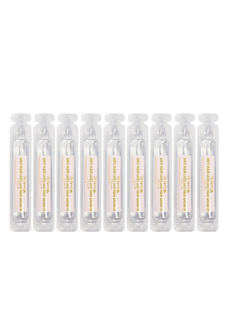 Сыворотка против выпадения и для роста волос 10 ампул х 10 мл Top Beauty (335858501)