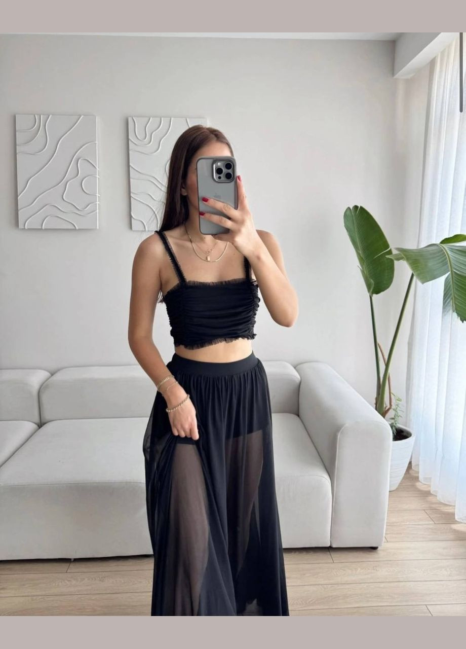 Женский летний костюм с топом и юбкой-шортами. Avanti (342328277)