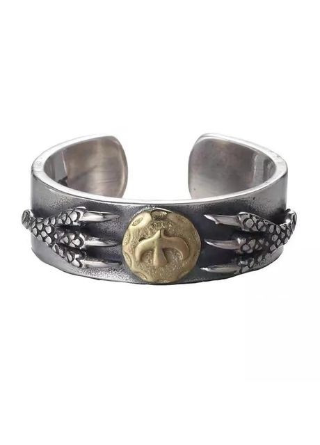 Уникальное кольцо Лапы дракона и с древним знаком размер регулируемый Fashion Jewelry (285110581)