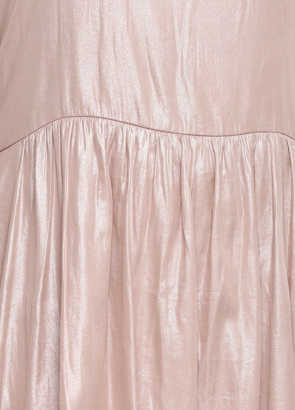 Бежевое кэжуал платье Mango