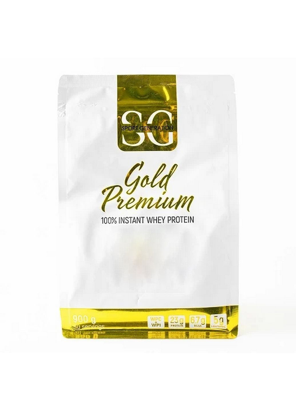 Протеин Gold Premium 100% Instant Whey Protein, 900 грамм Персик Sport Generation (293421509)