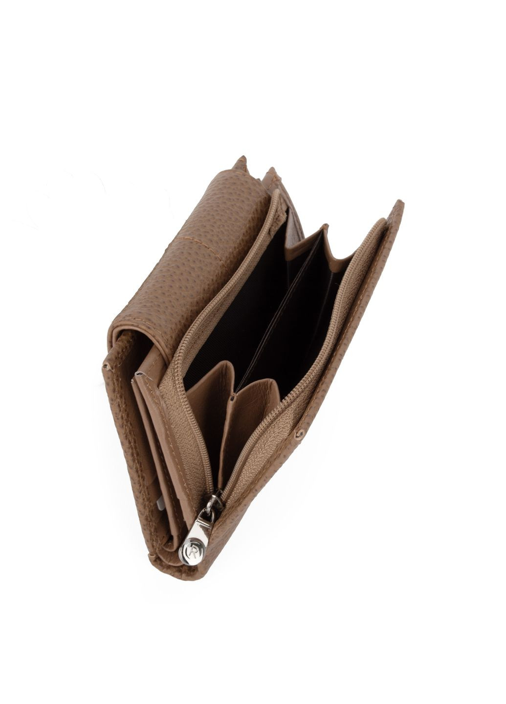 Кошелек женский кожаный маленький Las 110-103 M коричневый Fernando (362219372)