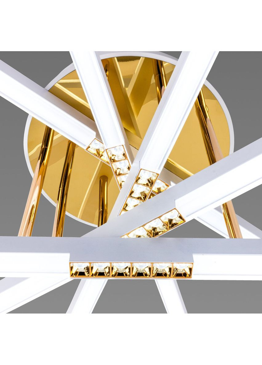 Люстра світлодіодна акрилова B YH839/5 WT+GD 65W Sirius (336934795)