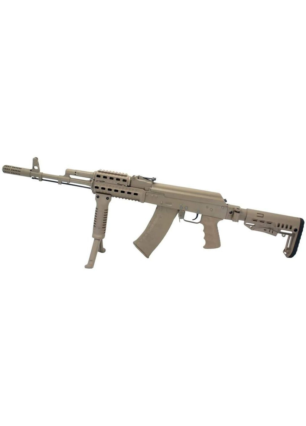 Струйка на АК 47/74 TACTICAL (DLG-099-beige) полимерная,, 2 планки picatinny с креплением M-LOK DLG Tactical (362602257)