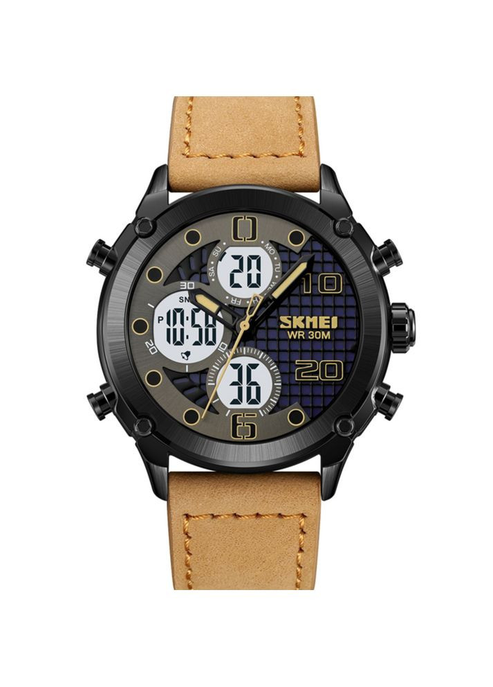 1975LLTBNWT Light Brown-White Leather. SALE Skmei (372947085)