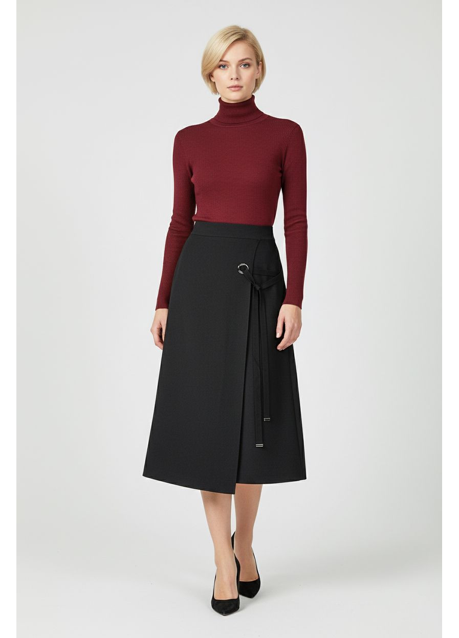 Спідниця на запах міді Чорний Forza Viva (363261587)