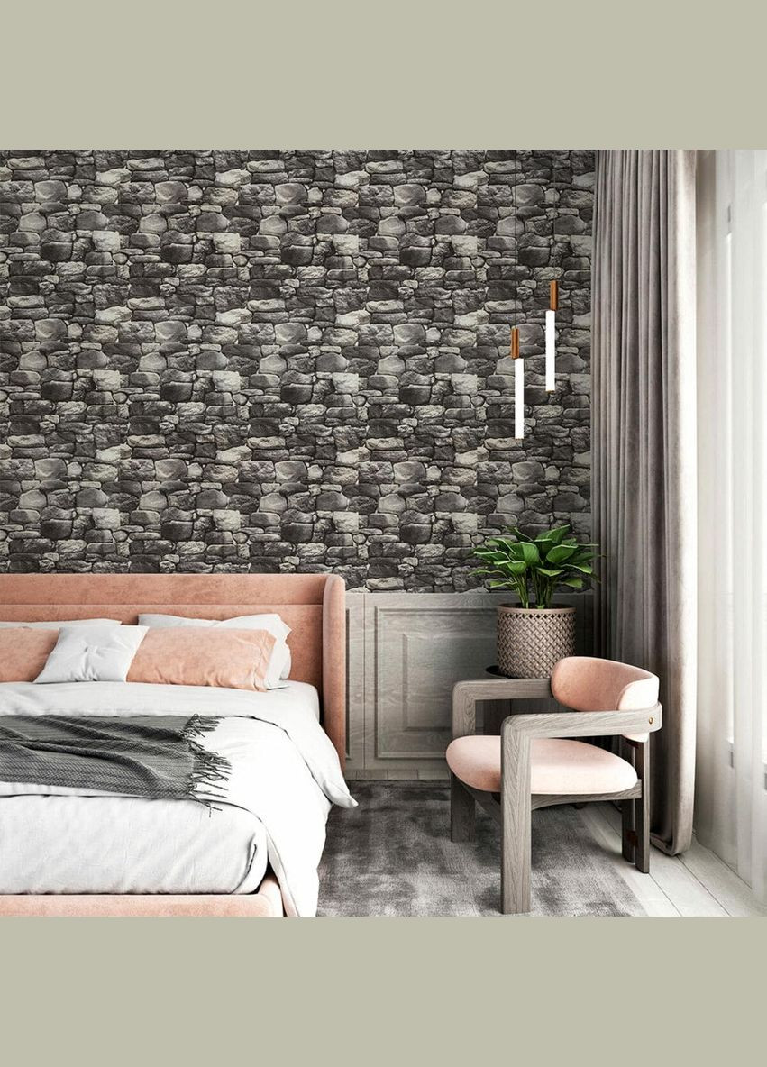 Самоклеючі шпалери 2800х450х1,5мм Сіра цегла SW-00000724 Sticker Wall (330020181)