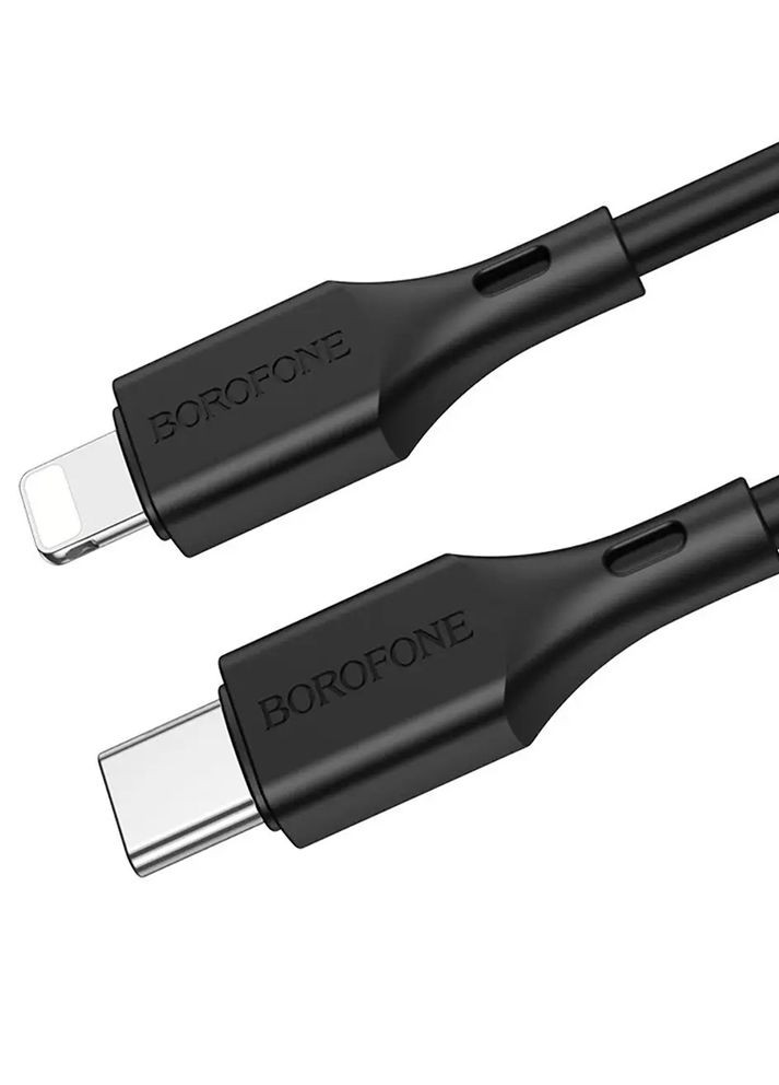 USB-кабель BX49 Type-C to Lightning цвет черный ЦБ-00200465 Borofone (282743868)
