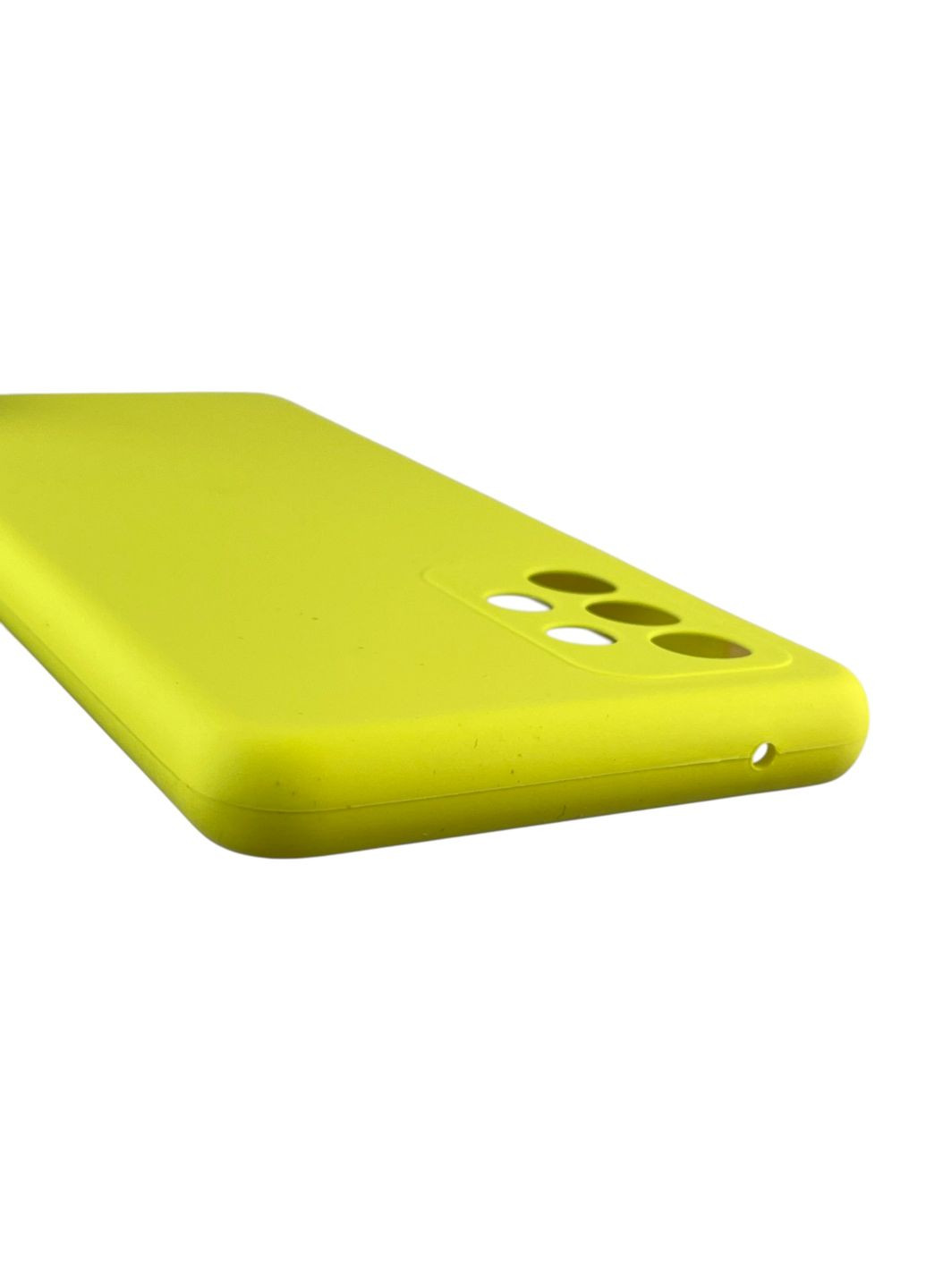 Чохол для Galaxy A52 4G (SM-A525) силіконовий з мікрофіброю нековзний на самсунг а52 4г жовтий Samsung (366388149)