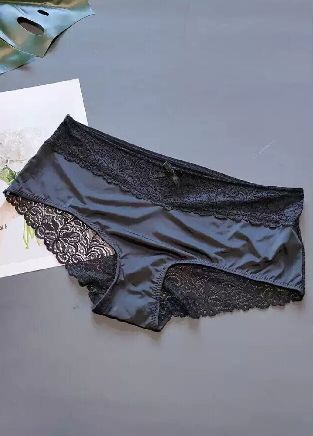 Жіночі трусики Zeeman з мереживом brown (7251) FS (322265020)