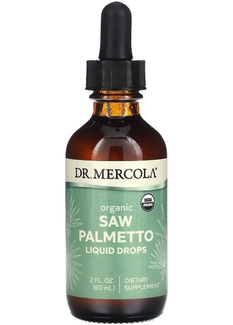Со пальметто для чоловіків Saw Palmetto 60 мл Dr. Mercola (357343102)