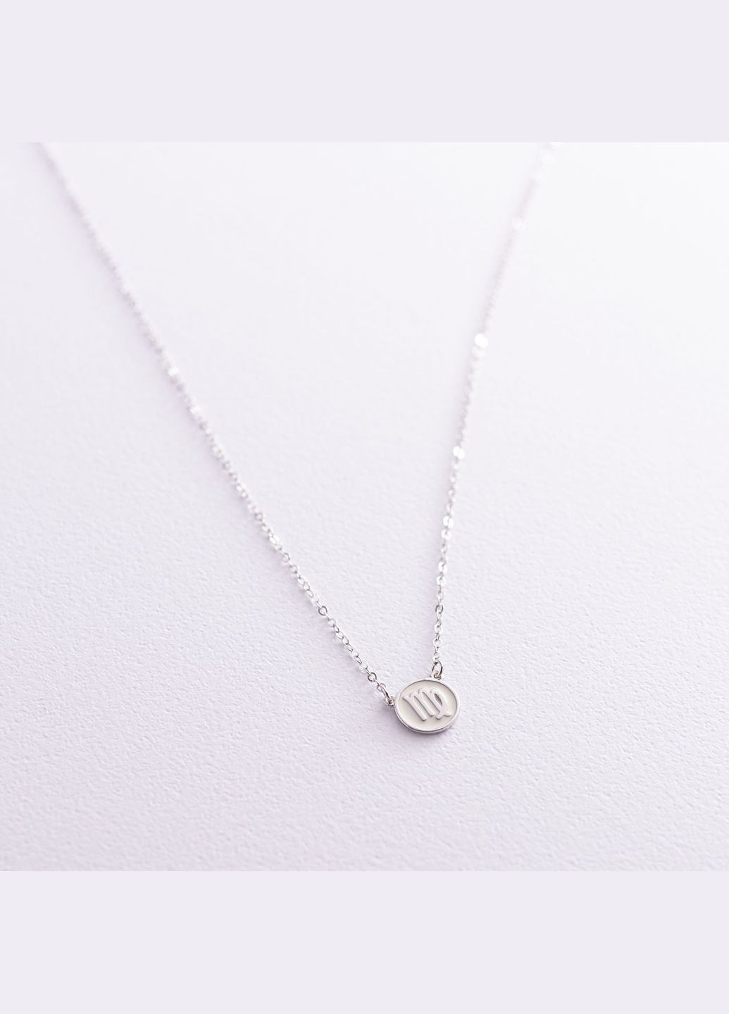 Серебряное колье Знак зодиака Дева 181052дива 45 Oniks (266704708)