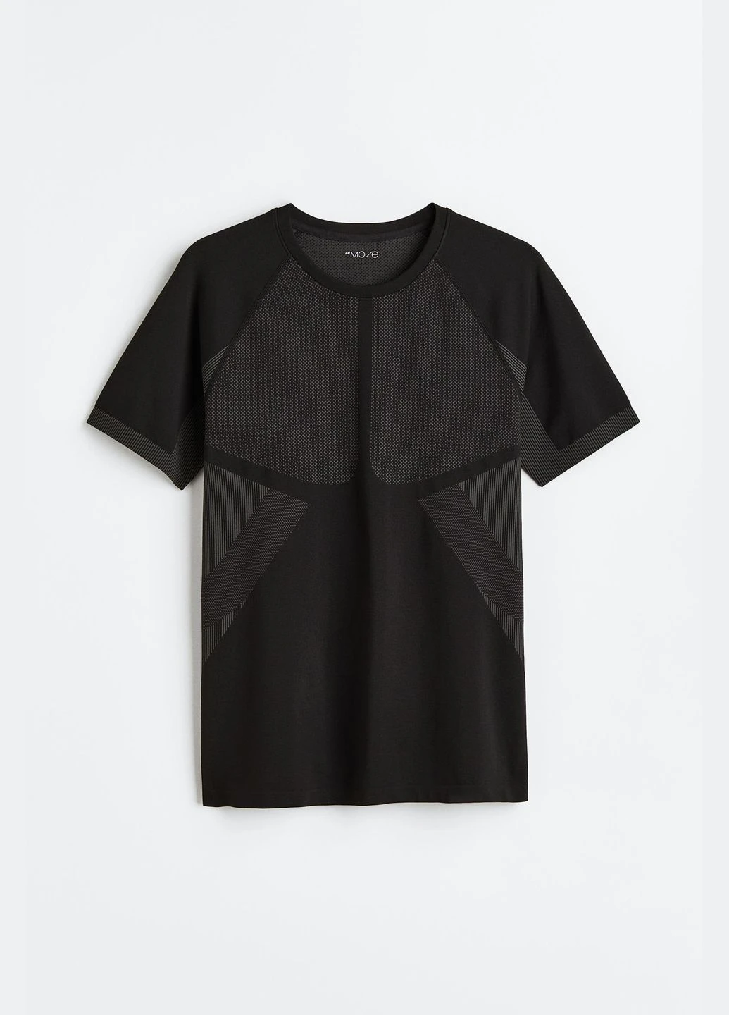 Черная футболка sport,черный в узоры, H&M