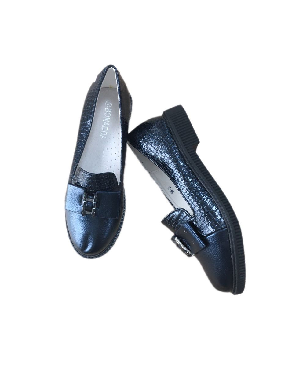 Синие обувь м+д туфли дев дев. синие 16-2 No Brand