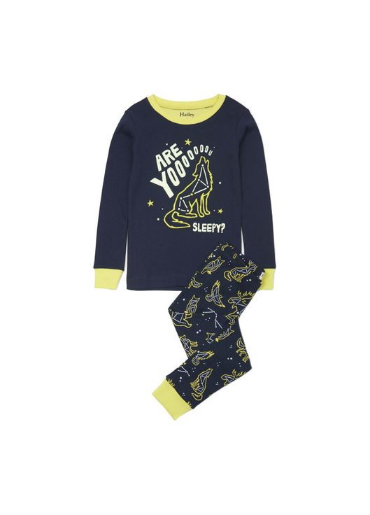 Синяя всесезон пижамы f19ack204 Hatley