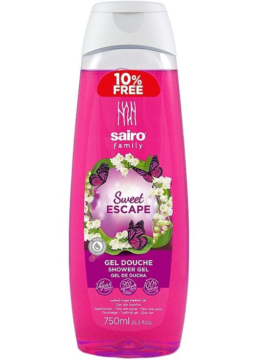 Гель для душа "Сладкий побег" Sweet Escape Shower Gel 750ml (1325046-4671080) Sairo (368621698)