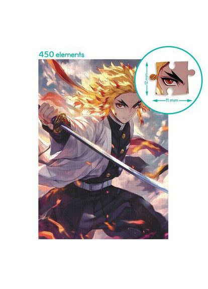 Пазл Hard-M «Пламенный воин» (TS01091996286552) Dodo (372494676)