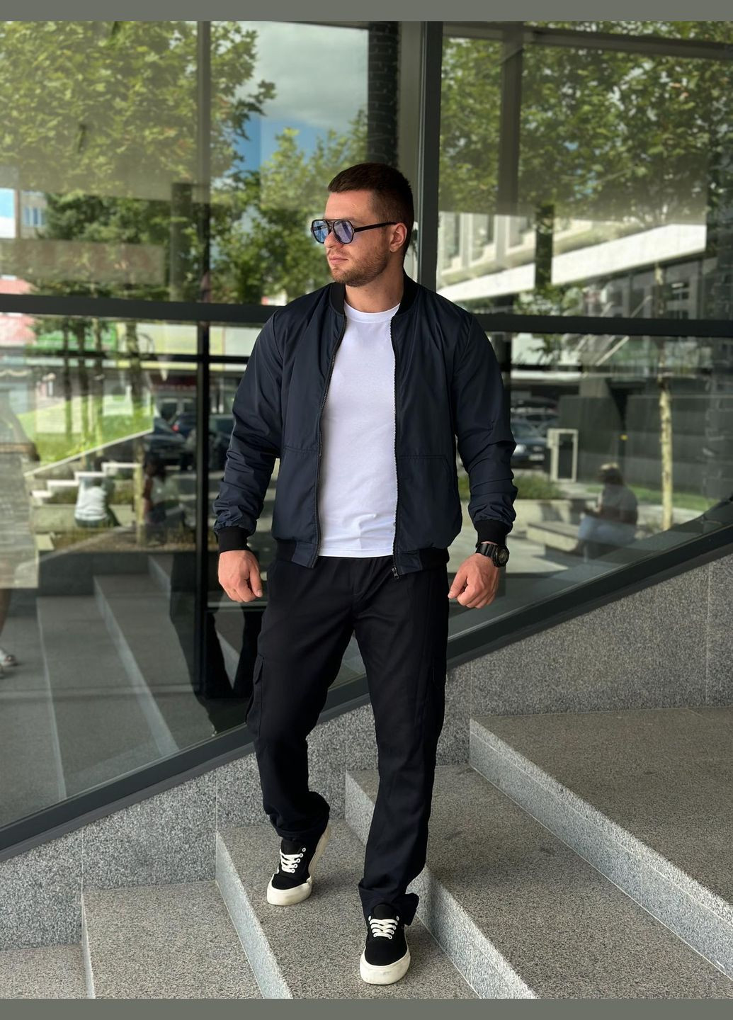 Куртка Бомбер Стильный Комфортная водоотталкивающая ткань "Канада" (330160948)