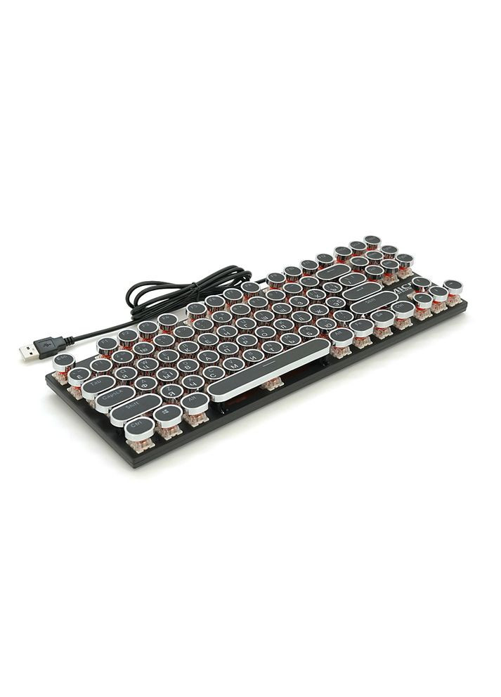 Клавиатура GK800 USB Wired (TYPE-C), длина кабеля 100см, (Eng/Укр/Рус), White/Black, 87к iMice (362668887)