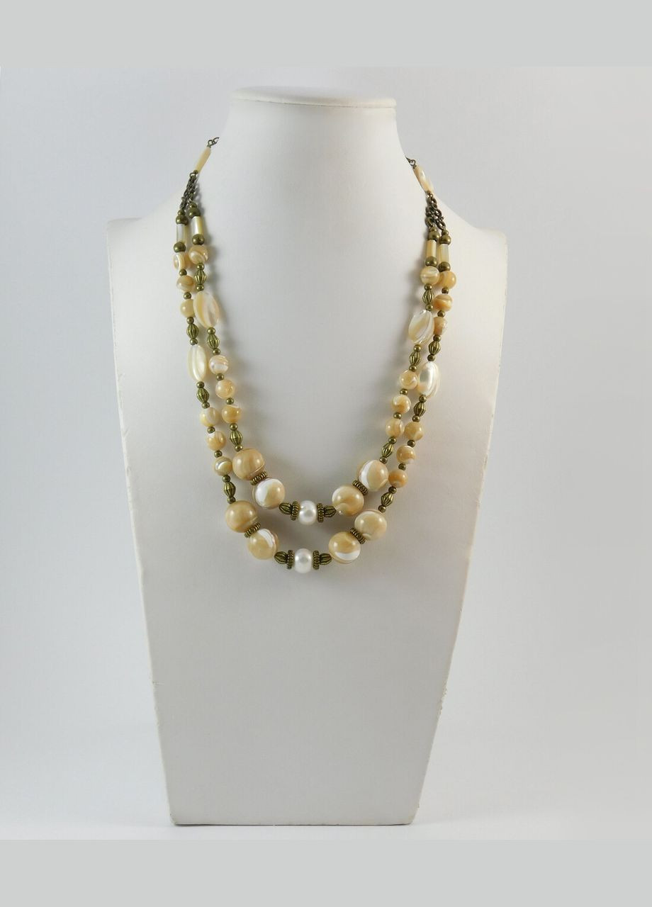 Ожерелье "Альбион" Перламутр, Жемчуг Fursa fashion (322444602)