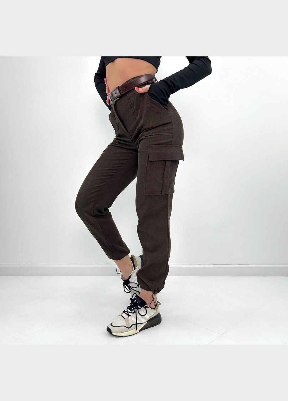 Жіночі брюки вельветові карго Fashion Girl (301474237)