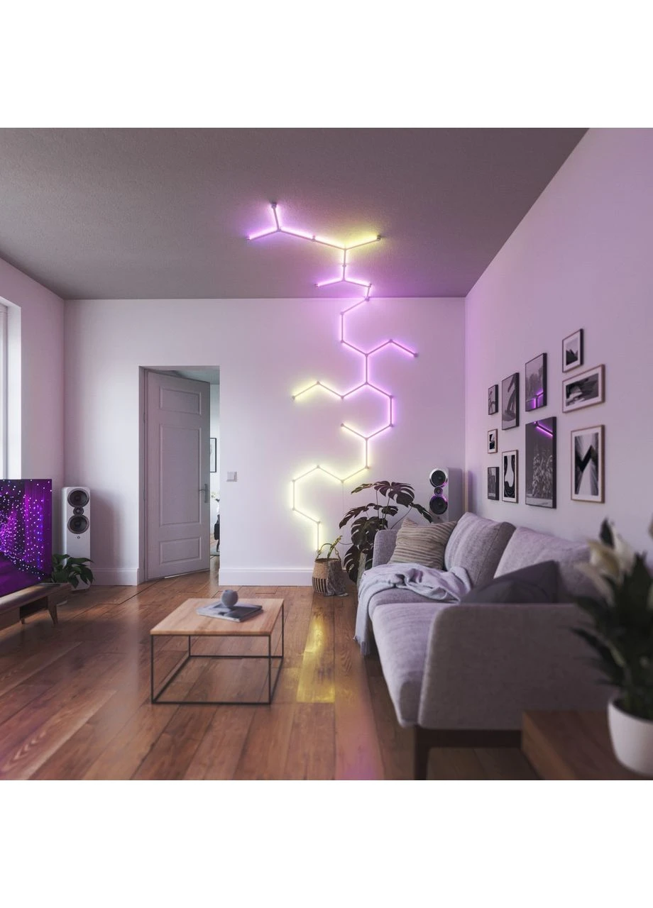 Умная система освещения Lines Starter Kit Apple HomeKit, 9 шт. (NL59-K-0002LW-9PK-EU) Nanoleaf (385773222)