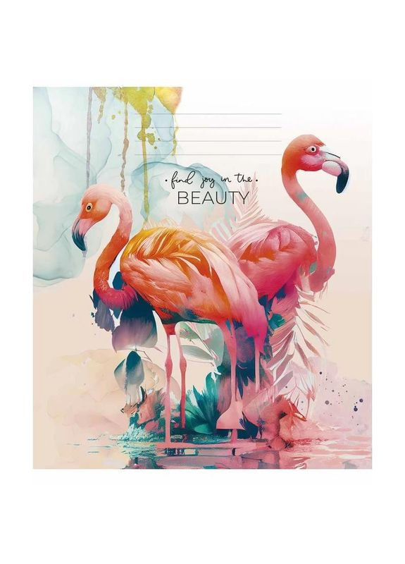 Тетрадь общая "Beauty" 048-3268L-5 в линию, 48 листов No Brand (330605943)