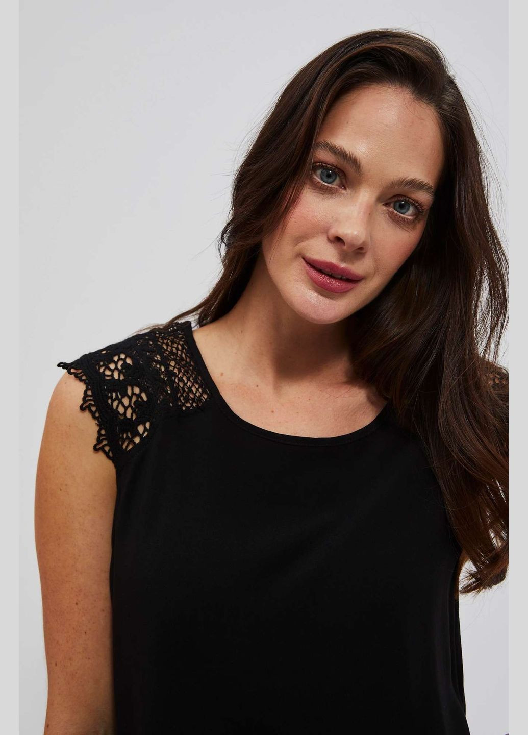 Чёрная блуза Moodo