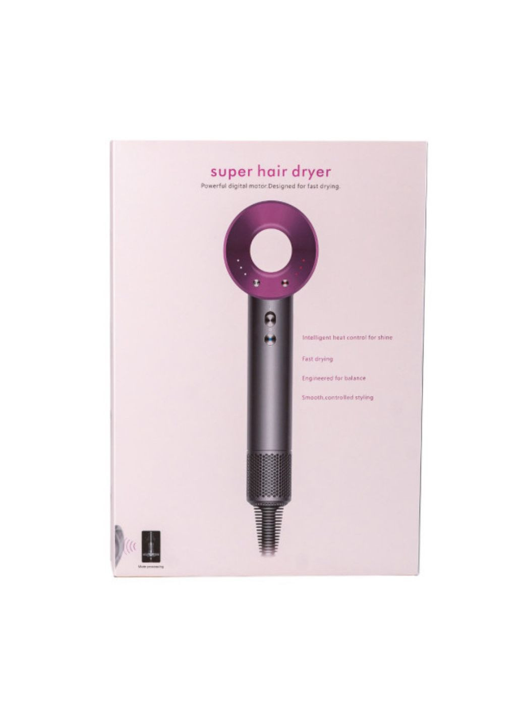 Фен-стайлер для волос 5 в 1 Magic Hair Supersonic Premium 5 насадок фуксия Energy MAX (369656620)