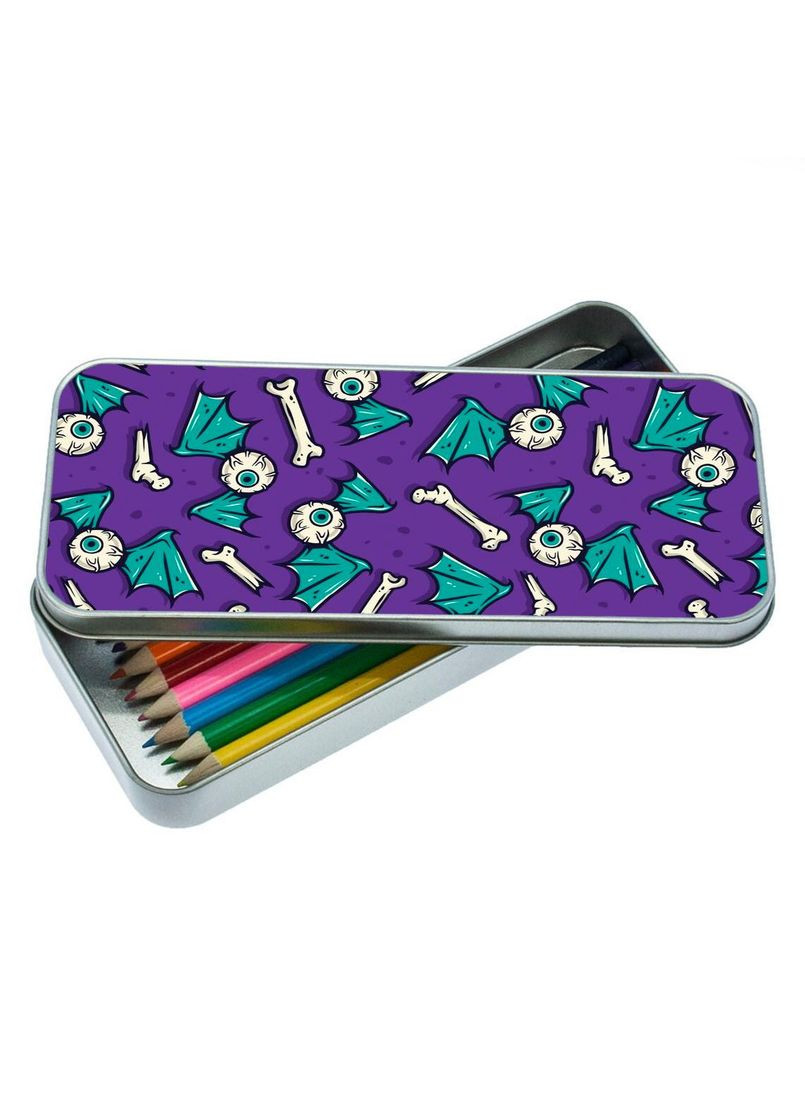 Пенал школьный для мальчика и девочки металлический обнаженная девушка 7*18 см. Silver No Brand (309160129)