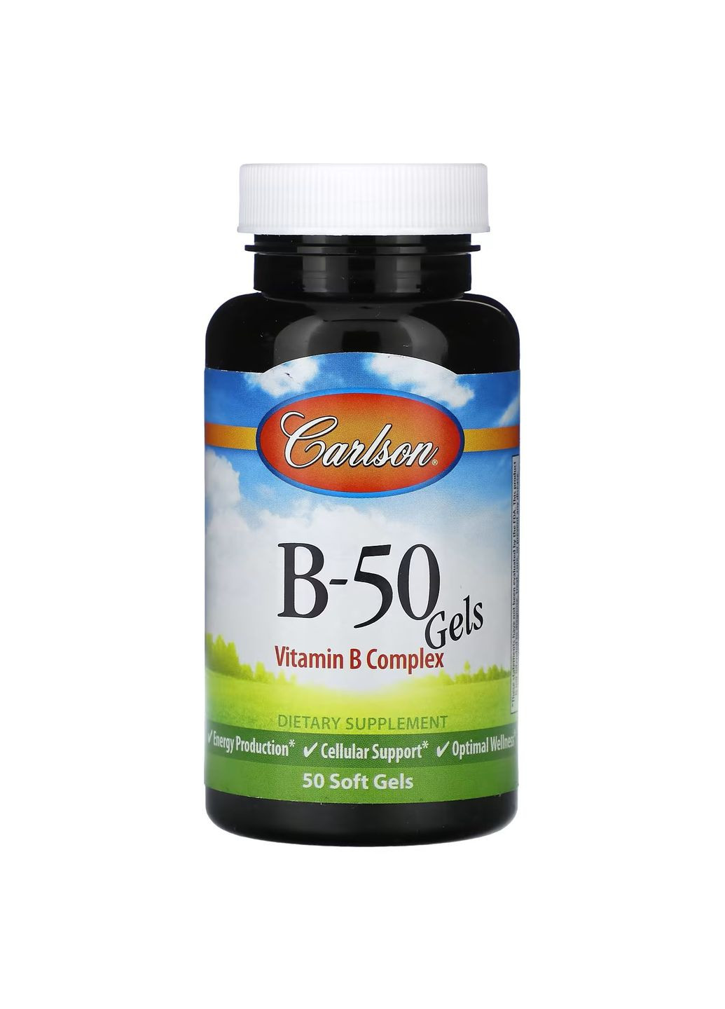 Комплекс витаминов группы B Carlson B-50 Gels, 50 Soft Gels Carlson Labs (291848510)