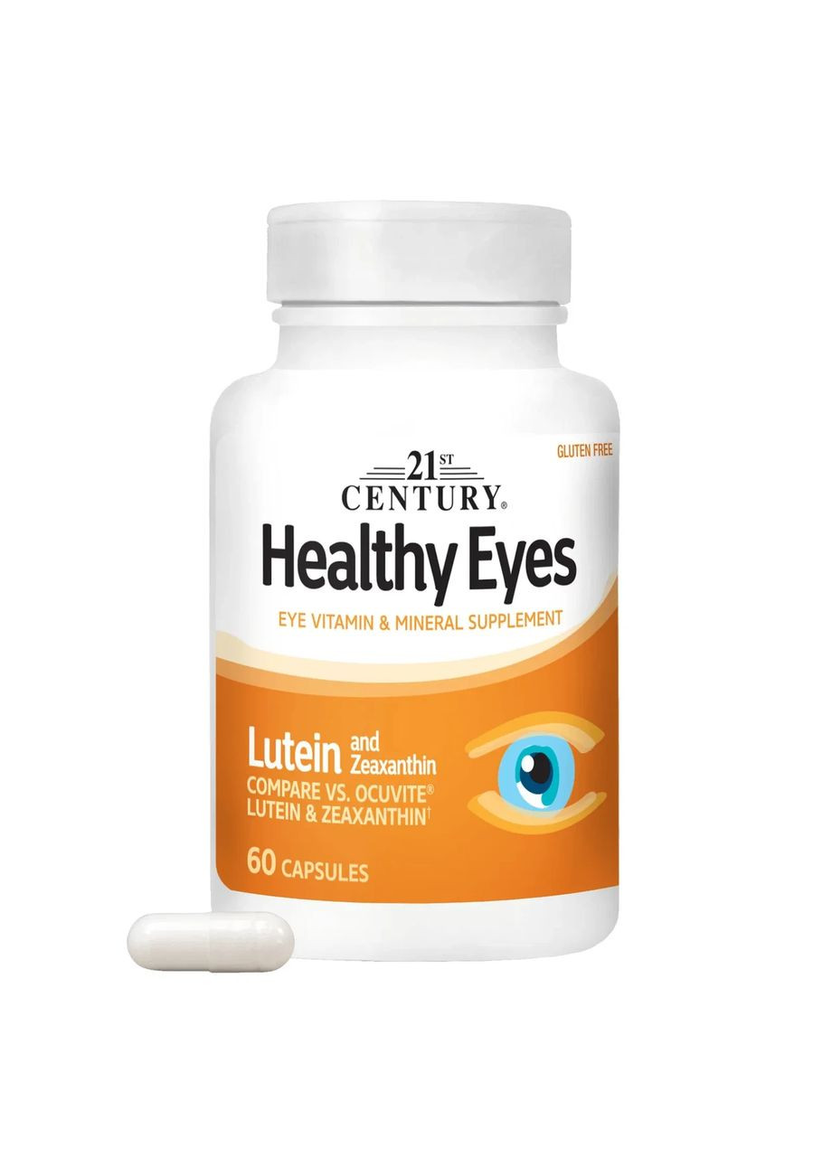 Лютеїн і зеаксантин, Lutein & Zeaxanthin,, 60 капсул 21st Century (361118575)