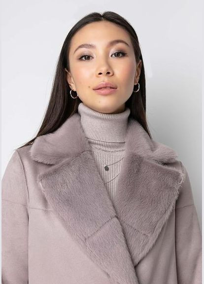 Дубленка 1063M-D Пепельный беж Пепельно-бежевый SAM MK Samange (313105422)