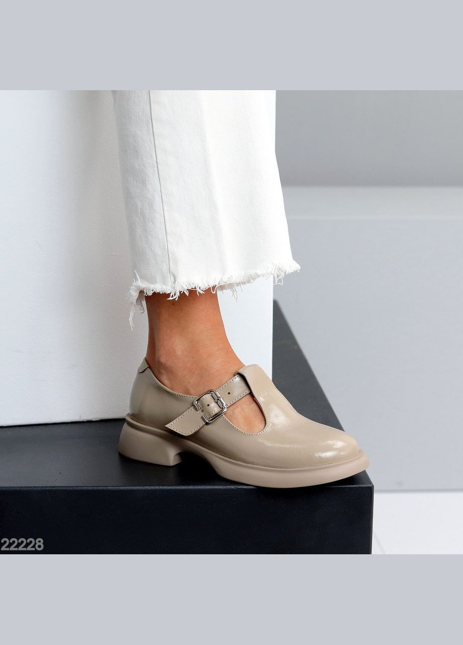 No Brand Туфли бежевый з натуральная кожа, — (322572307)