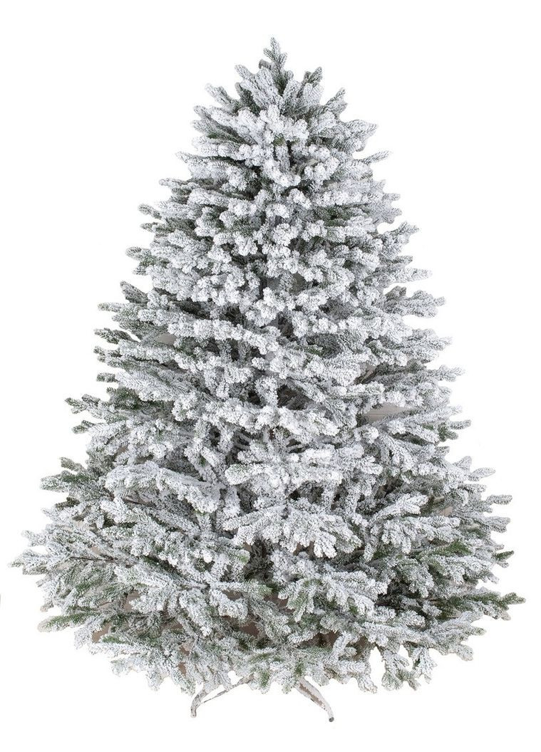 Искусственная комбинированная елка литые иголки и пленка ПВХ Люкс-Премиум Заснеженный 240 см Kvazar (312015903)