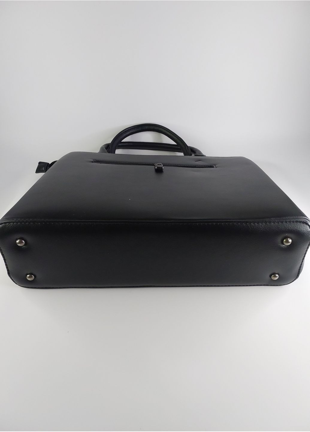 Сумка женская классическая А4 черная с двумя короткими ручками и ремешком на три отделения черная Karlos Marconi (357437598)