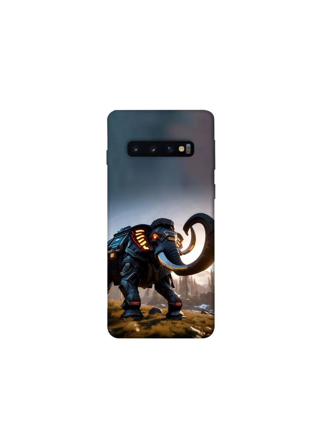Чохол на Samsung Galaxy S10 Cyber elephant Frontalka (376086935)