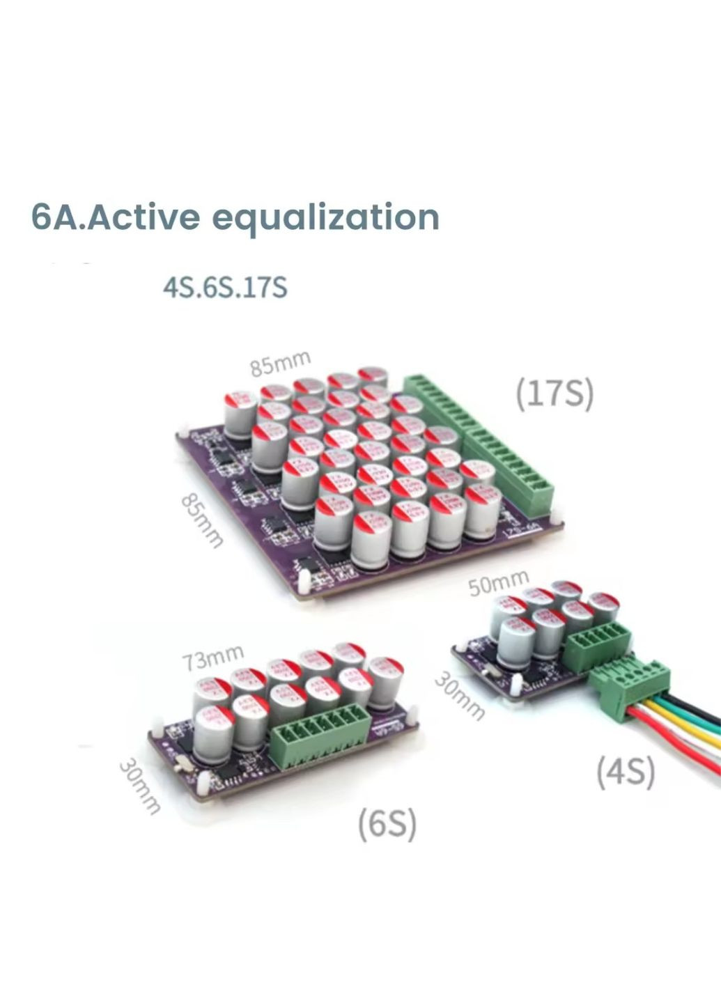 Активная балансировка аккумуляторов 4S 6A для li-ion Lifepo4 LTO No Brand (325835230)