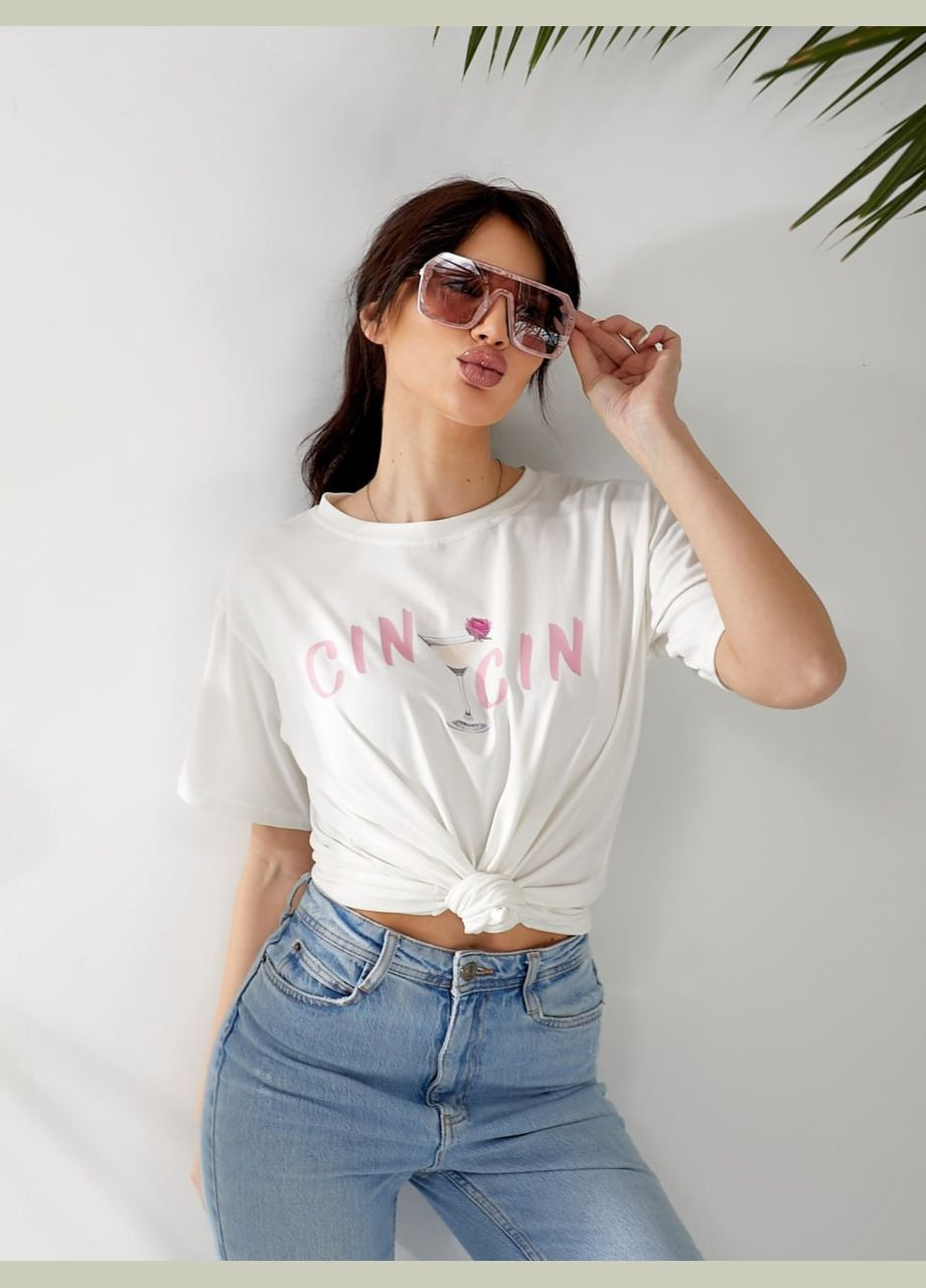 Женская футболка с надписью Avanti - (333655399)