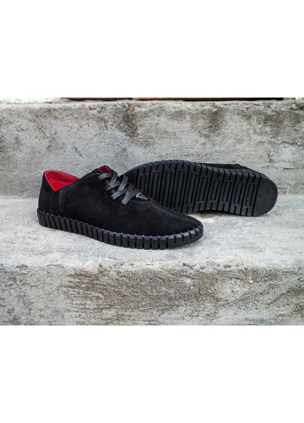 Черные повседневные туфли Prime Shoes на шнурках