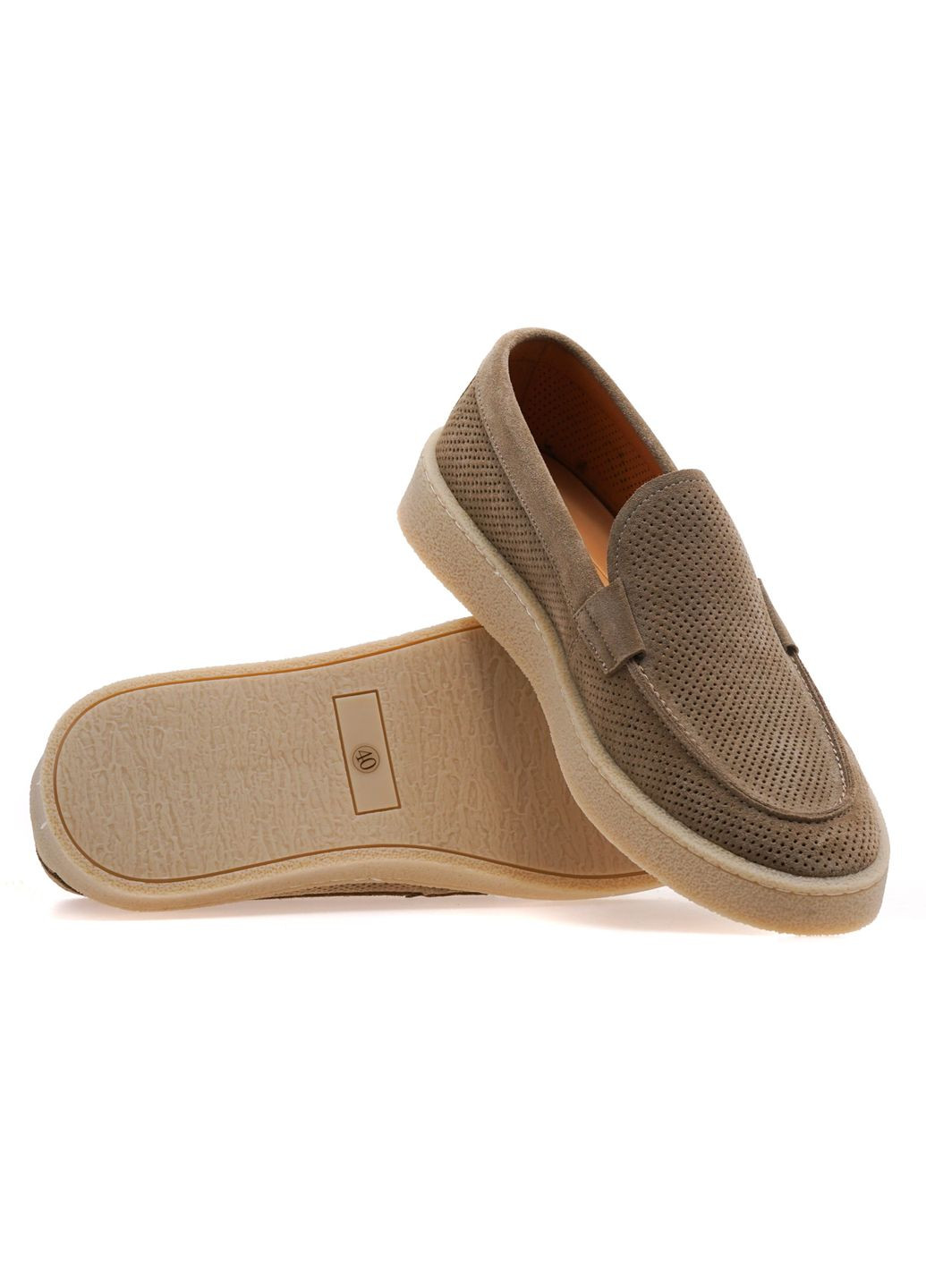 Бежевые лоферы мужские am7007n16a Arees Meniwa