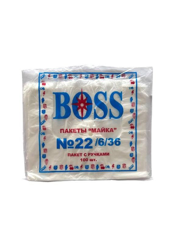 Пакет п/э 22*36 Босс /Ямайка 100* (100 шт.) Boss (340109815)