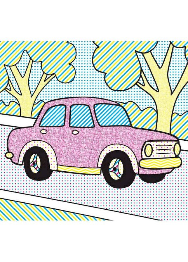 Водные раскраски Волшебная раскраска Машинки 757159, 4 рисунка No Brand (362568648)