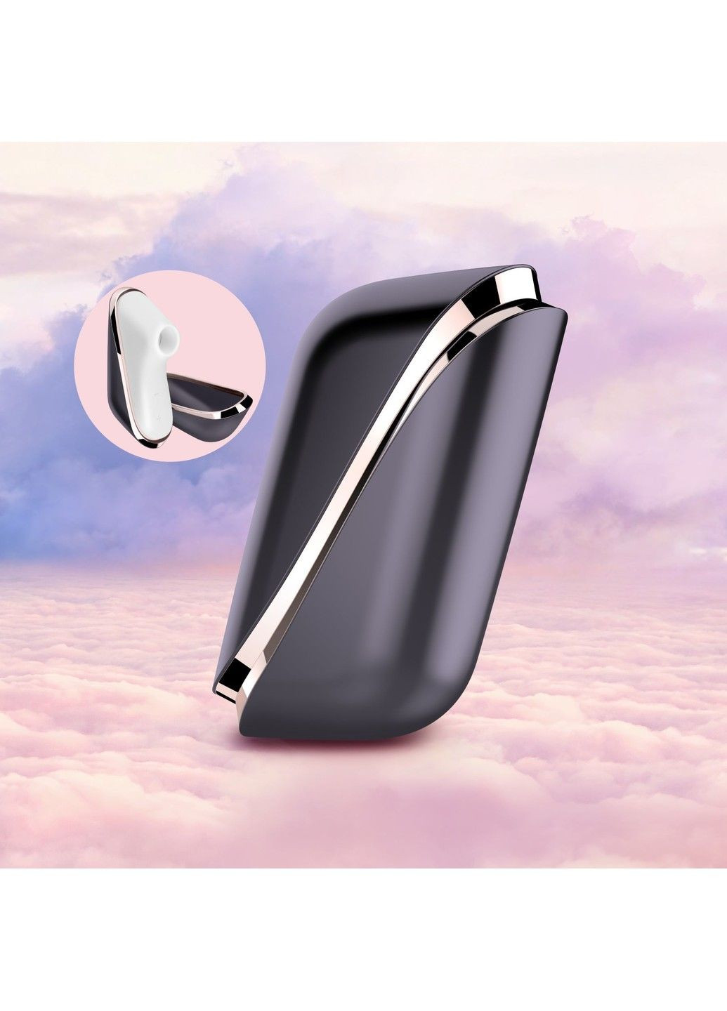 Вакуумный клиторальный стимулятор Traveler, корпус-чехол на магнитах Satisfyer (333332546)