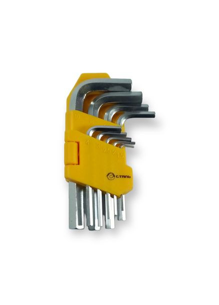 Набір шестигранників HEX, 9 шт. (1,5-10 мм) (арт.48101) СТАЛЬ (337361074)